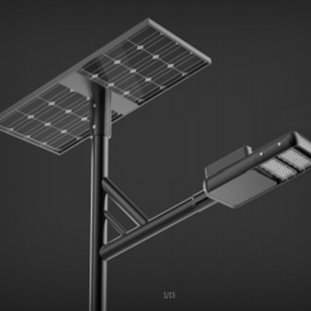 Solar street light with lithium battery